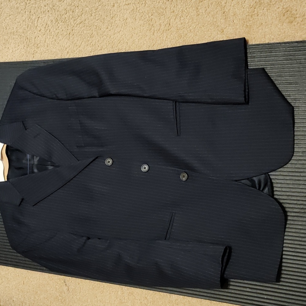 Lightly worn suit.
